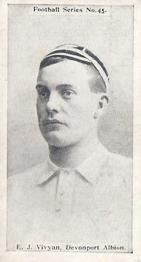 1902 Wills's Football Series #43 William Bunting Front