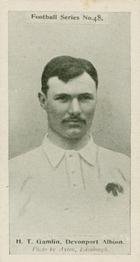 1902 Wills's Football Series #48 Herbert Gamlin Front