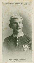 1902 Wills's Football Series #55 George Davies Front