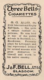 1902 J&F Bell Footballers #8 Glyn Allen Back
