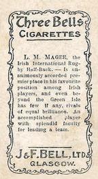 1902 J&F Bell Footballers #11 Louis Magee Back