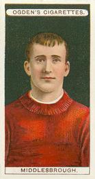 1906 Ogden's Football Club Colours #16 Middlesbrough Front