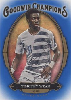 2020 Upper Deck Goodwin Champions - Royal Blue #15 Timothy Weah Front
