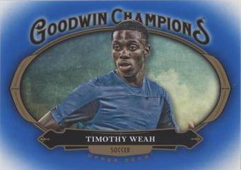 2020 Upper Deck Goodwin Champions - Royal Blue #65 Timothy Weah Front