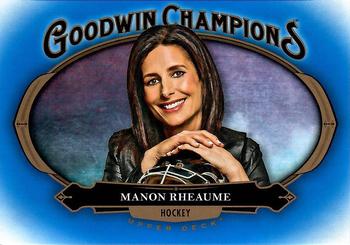 2020 Upper Deck Goodwin Champions - Royal Blue #92 Manon Rheaume Front