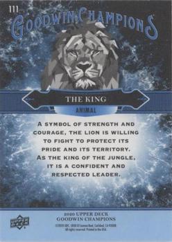 2020 Upper Deck Goodwin Champions - Royal Blue #111 The King Back