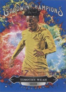 2020 Upper Deck Goodwin Champions - Royal Blue #115 Timothy Weah Front