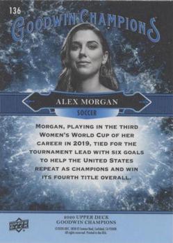 2020 Upper Deck Goodwin Champions - Royal Blue #136 Alex Morgan Back