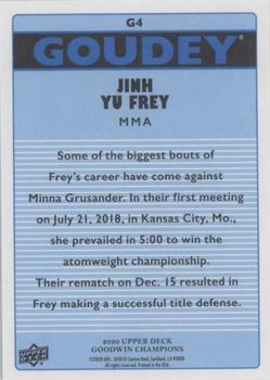 2020 Upper Deck Goodwin Champions - Goudey Royal Blue #G4 Jinh Yu Frey Back