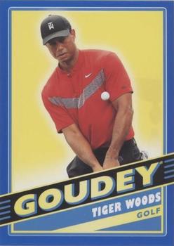 2020 Upper Deck Goodwin Champions - Goudey Royal Blue #G25 Tiger Woods Front
