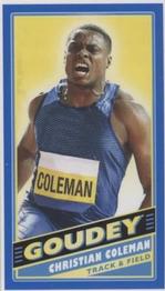 2020 Upper Deck Goodwin Champions - Goudey Minis Royal Blue #G21 Christian Coleman Front