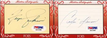 2016 Historic Autographs Friends 'N Foes #NNO Andre Dawson / Fergie Jenkins Front