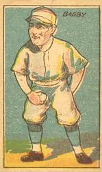 1920-21 Big Heads Strip Cards #NNO Jim Bagby Front