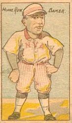 1920-21 Big Heads Strip Cards #NNO Home Run Baker Front