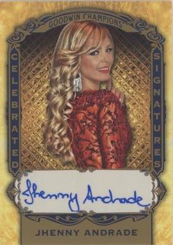2020 Upper Deck Goodwin Champions - Celebrated Signatures Achievements #CS-JA Jhenny Andrade Front