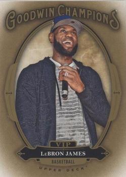 2020 Upper Deck Goodwin Champions - VIP Prize Cards #P-3 LeBron James Front