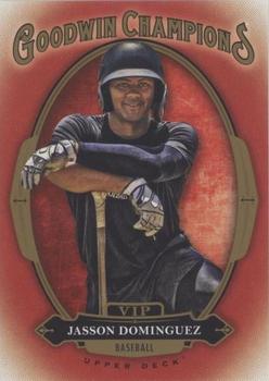 2020 Upper Deck Goodwin Champions - VIP Prize Cards Red #P-1 Jasson Dominguez Front