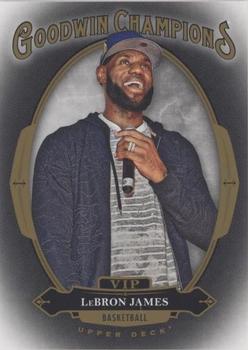 2020 Upper Deck Goodwin Champions - VIP Prize Cards Black #P-3 LeBron James Front