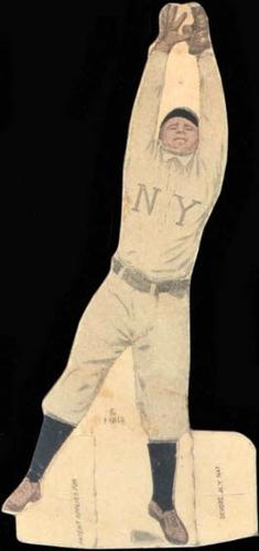 1910 American Caramel Die Cuts (E125) #NNO Josh Devore Front