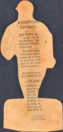 1910 American Caramel Die Cuts (E125) #NNO John Flynn Back