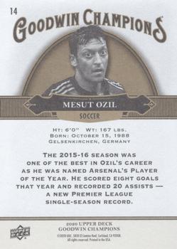 2020 Upper Deck Goodwin Champions - ePack Weekly Variations #14 Mesut Ozil Back