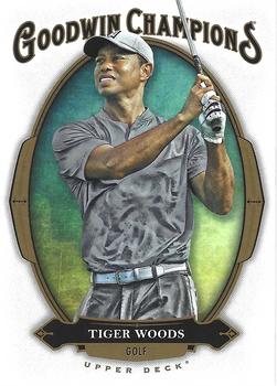 2020 Upper Deck Goodwin Champions - ePack Weekly Variations #25 Tiger Woods Front
