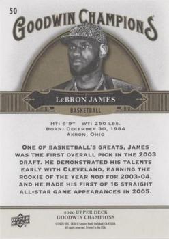 2020 Upper Deck Goodwin Champions - ePack Weekly Variations #50 LeBron James Back