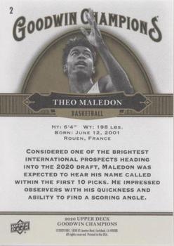 2020 Upper Deck Goodwin Champions - ePack Weekly Variations Red #2 Theo Maledon Back