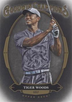 2020 Upper Deck Goodwin Champions - ePack Weekly Variations Black #25 Tiger Woods Front
