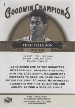 2020 Upper Deck Goodwin Champions - ePack Weekly Variations Green #2 Theo Maledon Back