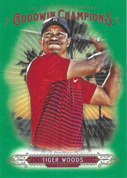 2020 Upper Deck Goodwin Champions - ePack Weekly Variations Green #25 Tiger Woods Front