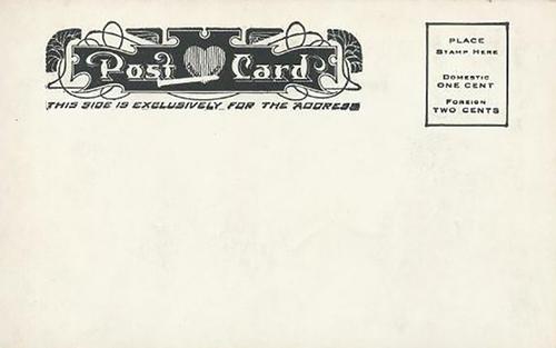 1909-16 Max Stein Postcards (PC758) #NNO Christy Mathewson Back