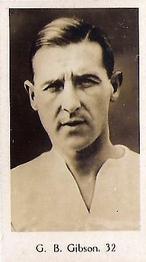 1932 De Beukelaer Biscuits All Sports #32 George Gibson Front