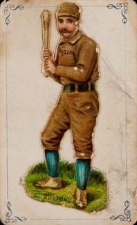 1888 Consolidated Cigarette/Paxi Cigarettes N352 #NNO Baseball player Front