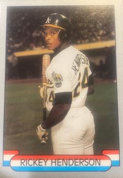 1990 St☆r Silver (unlicensed) #NNO Rickey Henderson Front