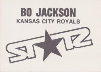 1990 St☆r Purple (unlicensed) #NNO Bo Jackson Back