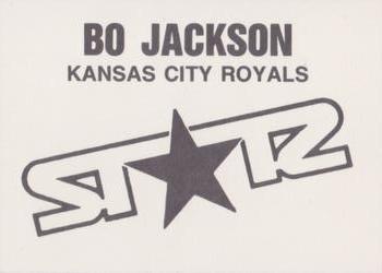 1990 St☆r Purple (unlicensed) #NNO Bo Jackson Back