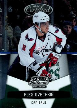 2010 Panini Certified National Convention - Green #AO Alexander Ovechkin Front