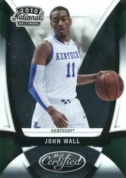 2010 Panini Certified National Convention - Green #JW John Wall Front