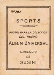 1915 Obsequio de Susini N230-3 #202 Tris Speaker Back