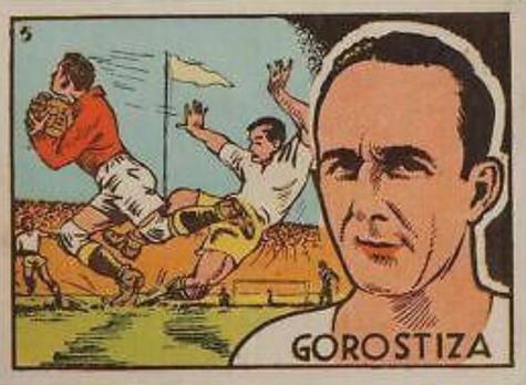 1942 Editorial Bruguera World Famous Sportsmen #5 Guillermo Gorostiza Front