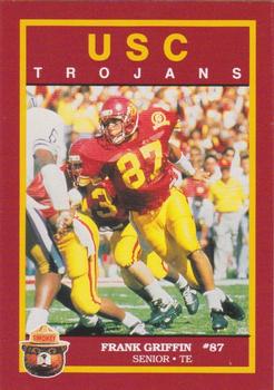 1990 USC Trojans Smokey #NNO Frank Griffin Front