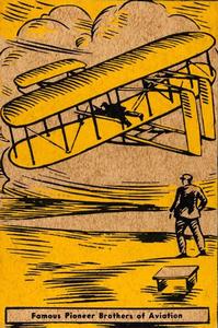 1937 Donut Corporation of America Thrilling Moments (D146) #NNO Wright Brothers Front
