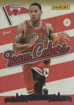 2011 Panini National Convention Team Colors #TC5 Derrick Rose Front