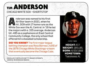 2021 Sports Illustrated for Kids #989 Tim Anderson Back
