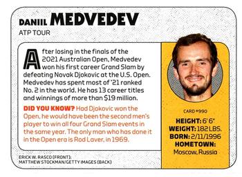 2021 Sports Illustrated for Kids #990 Daniil Medvedev Back