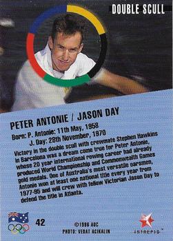 1996 Intrepid Pride of a Nation Australian Olympics #42 Peter Antonie / Jason Day Back