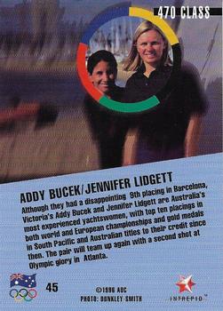 1996 Intrepid Pride of a Nation Australian Olympics #45 Addy Bucek / Jennifer Lidgett Back