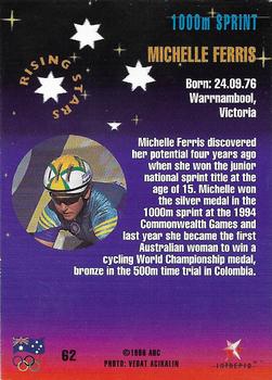 1996 Intrepid Pride of a Nation Australian Olympics #62 Michelle Ferris Back