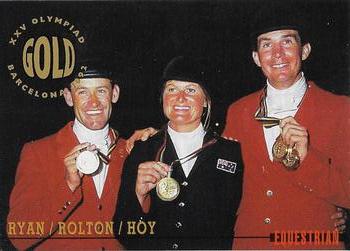 1996 Intrepid Pride of a Nation Australian Olympics #69 Andrew Hoy / Gillian Rolton / Matthew Ryan Front